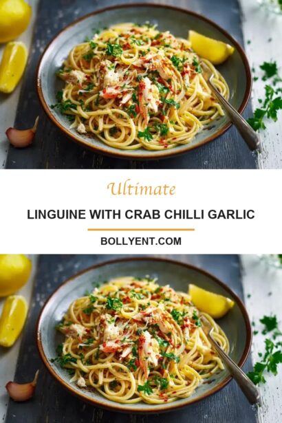Linguine with Crab Chilli Garlic