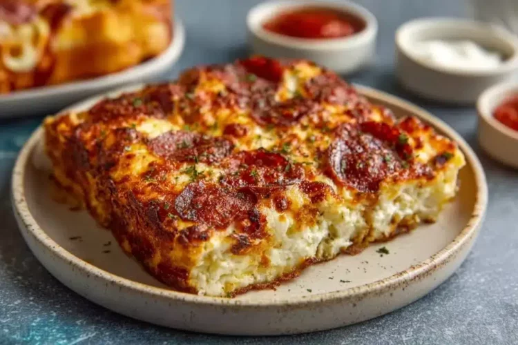 Pizza Cottage Cheese Bake