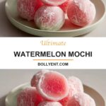 Watermelon Mochi