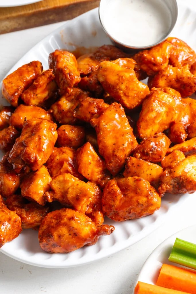 Air Fryer Buffalo Chicken Bites - Wellness by Kay