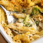 Alfredo Chicken Broccoli Bake With Pasta - Wellness by Kay