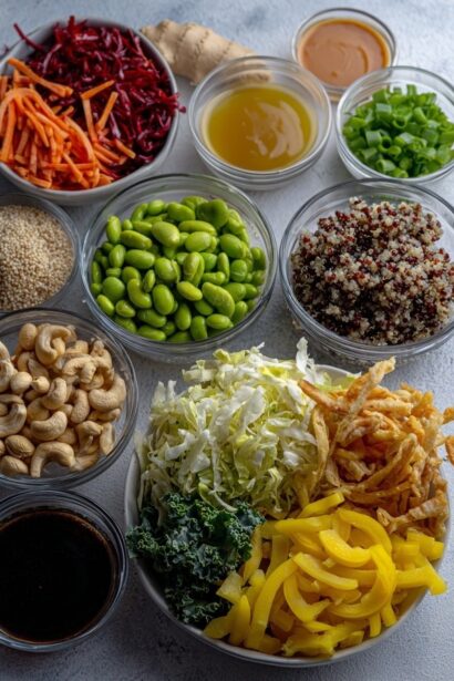 Asian Edamame Quinoa Salad Recipe