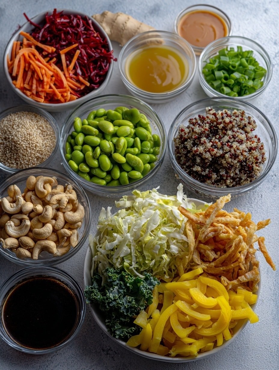 Asian Edamame Quinoa Salad Recipe