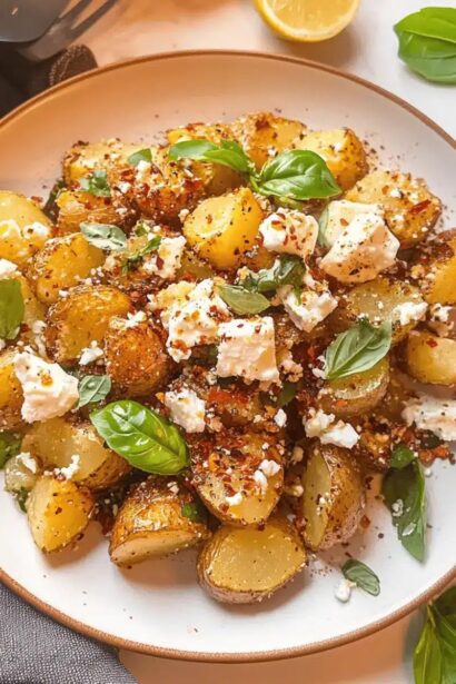 Baked Feta Potatoes: Creamy, Crispy Goodness You’ll Love