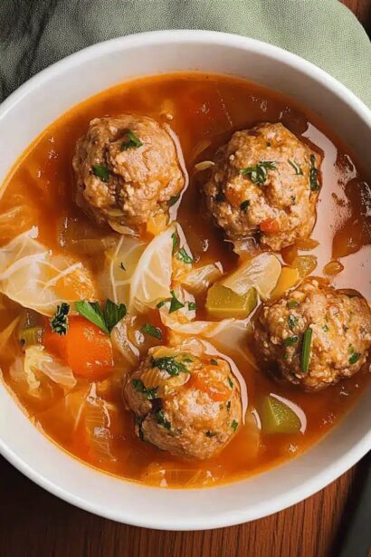 Cabbage Meatball Soup: A Warm Hug in a Bowl