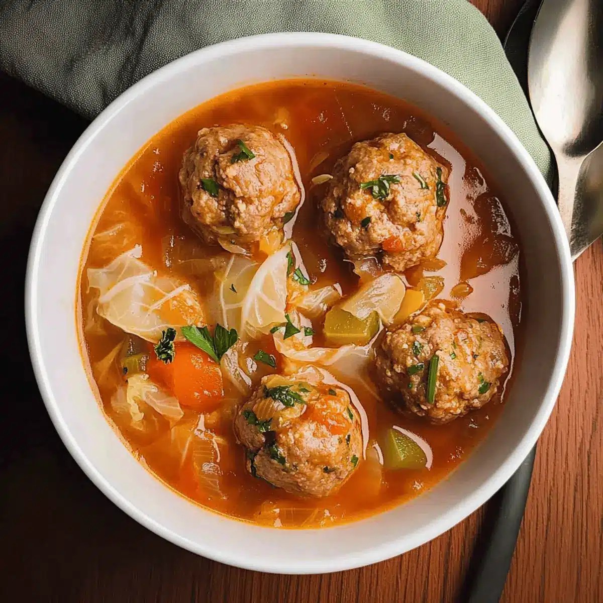 Cabbage Meatball Soup: A Warm Hug in a Bowl