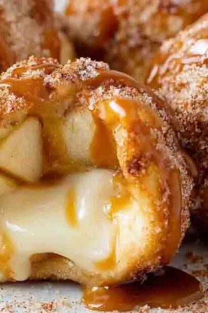 Caramel Apple Pie Bombs (Easy Gooey Fall Dessert Recipe)