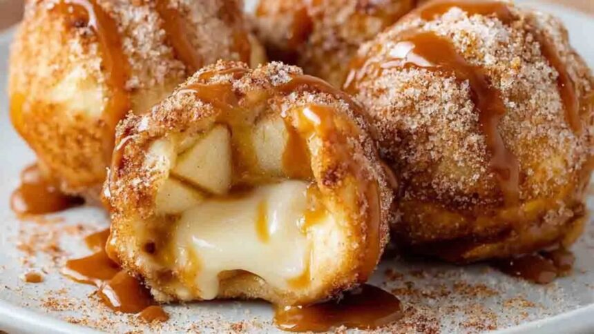 Caramel Apple Pie Bombs (Easy Gooey Fall Dessert Recipe)
