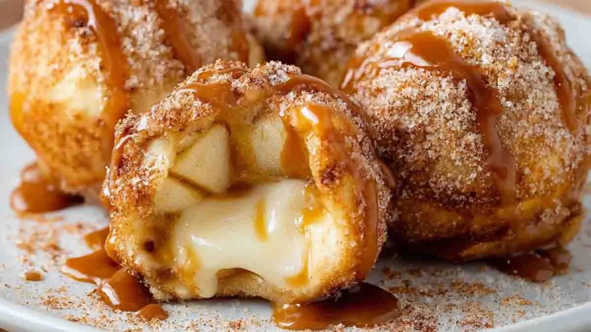 Caramel Apple Pie Bombs (Easy Gooey Fall Dessert Recipe)