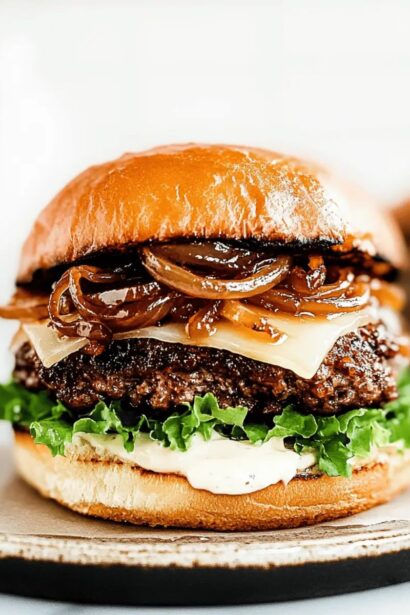 Caramelized Onion Burgers: Elevate Your Grilling Game