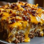 Cheesy Loaded Meatloaf Casserole