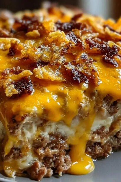 Cheesy Loaded Meatloaf Casserole