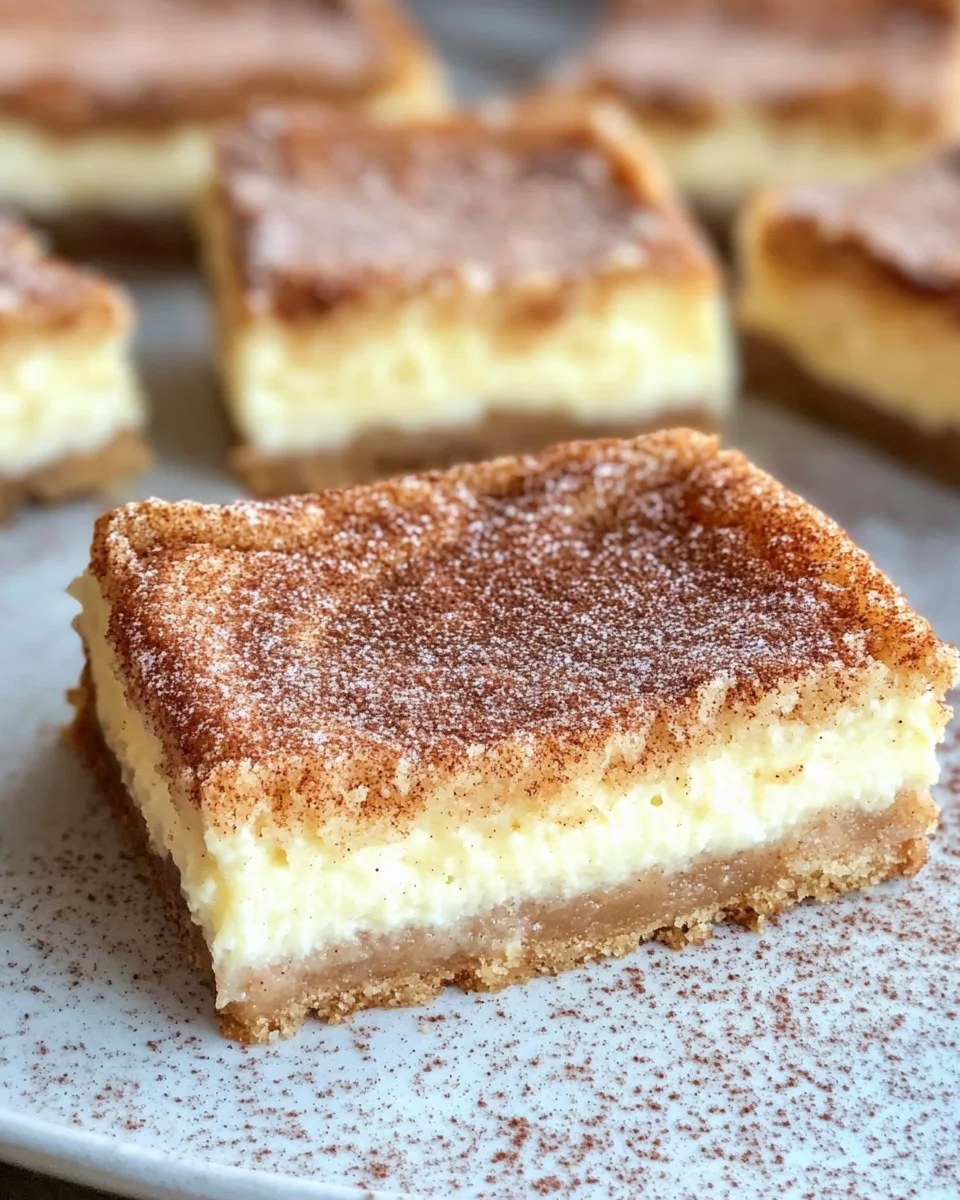 Churro Cheesecake Bars - Irresistible Dessert Delight