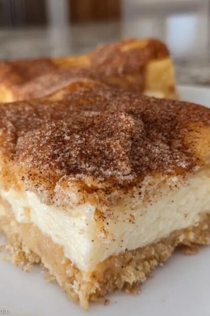 Churro Cheesecake Bars Recipe