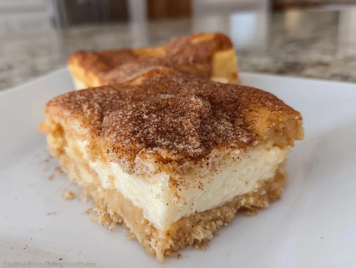 Churro Cheesecake Bars Recipe
