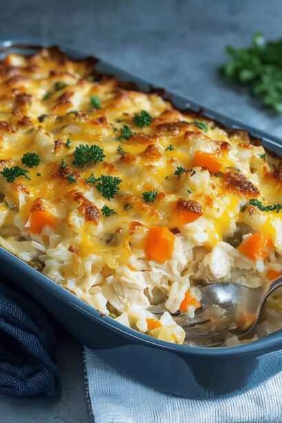 Comfort Food Bliss: Chicken and Rice Casserole Delight