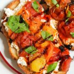 Cottage Cheese Caprese Toast - Wellness by Kay