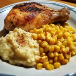 Cozy Baked Chicken With Mashed Potatoes And Corn Recipe