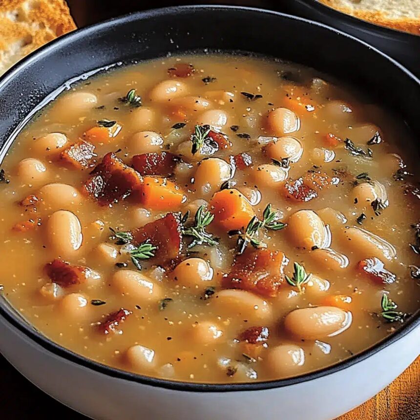 Cozy Bean with Bacon Soup for Heartfelt Winter Nights
