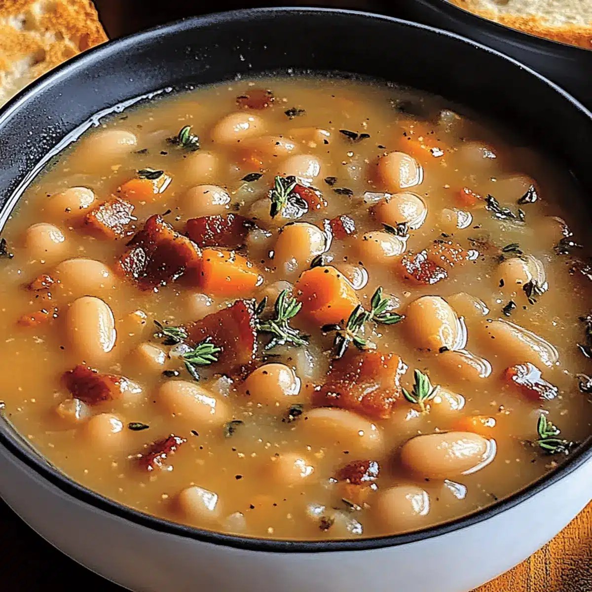 Cozy Bean with Bacon Soup for Heartfelt Winter Nights