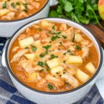 Cozy Up with White Cheddar Apple Chicken Chili This Fall