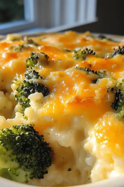 Creamy Broccoli Cheese Rice Casserole for Cozy Nights