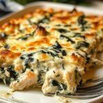 Creamy Chicken and Spinach Casserole with Cream Cheese Bliss