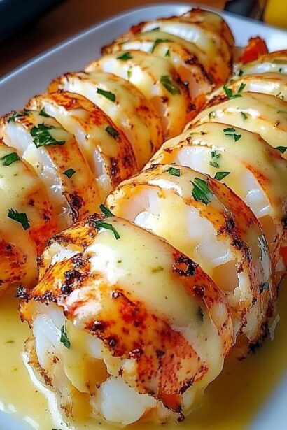 Creamy Garlic Butter Lobster Tails Recipe