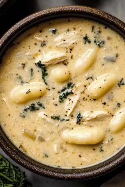 Creamy Garlic Chicken Gnocchi Soup for Cozy Nights In