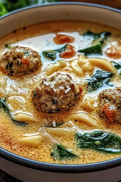 Creamy Italian Meatball Soup: Warm Your Soul with Every Bite