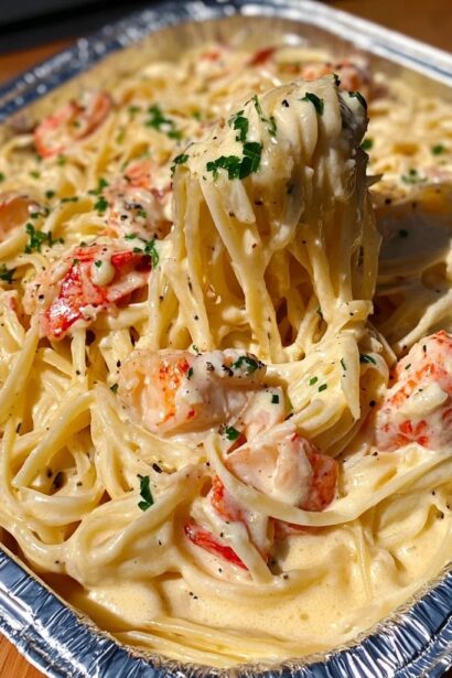 Creamy Lobster Alfredo Pasta Recipe