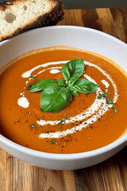 Creamy Roasted Tomato and Red Pepper Soup to Warm Your Soul