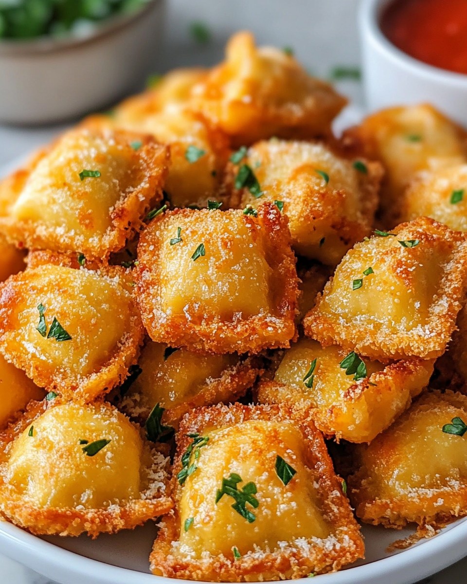 Crispy Air Fryer Million Dollar Ravioli Bites