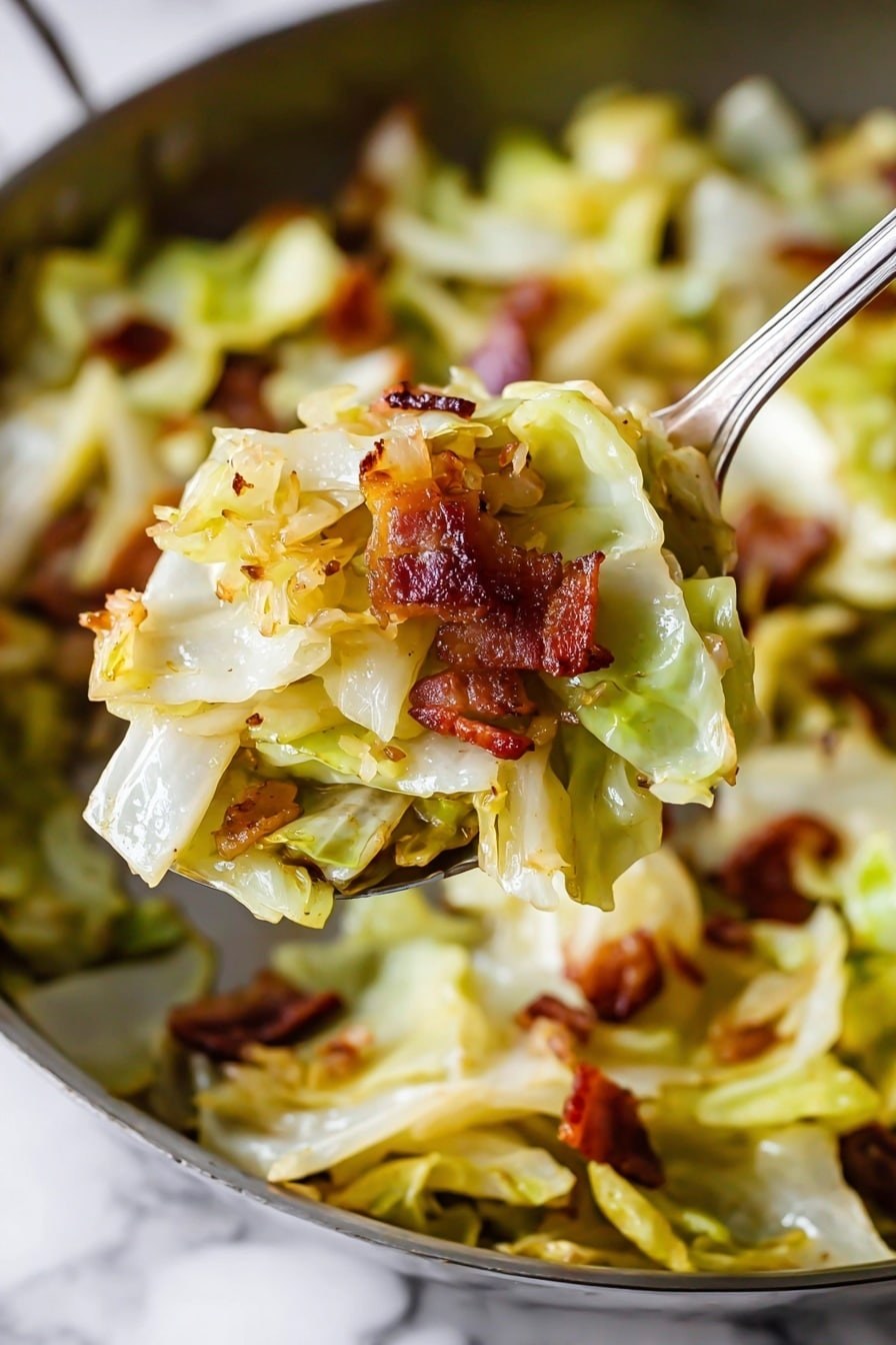 Crispy Bacon Fried Cabbage: Flavorful & Easy Comfort Food