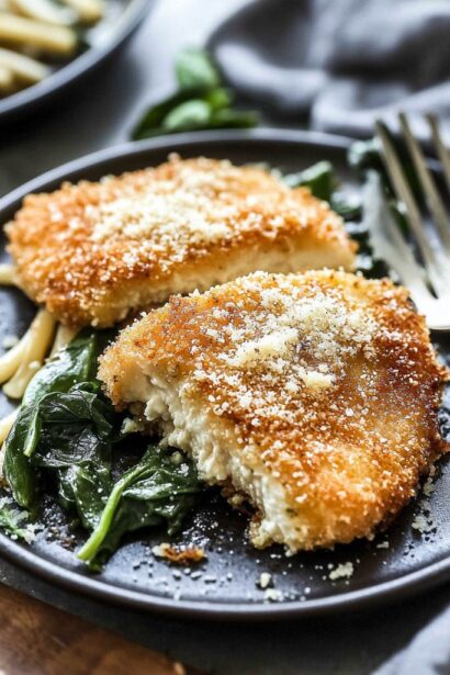 Crispy Baked Parmesan Crusted Chicken Recipe for Dinner