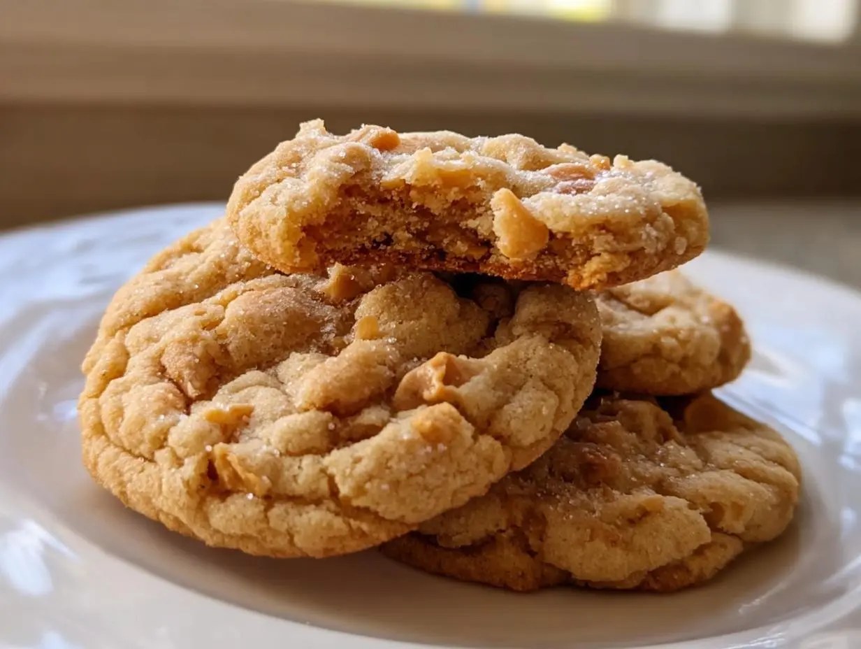 Crispy Butter Toffee Sugar Cookies