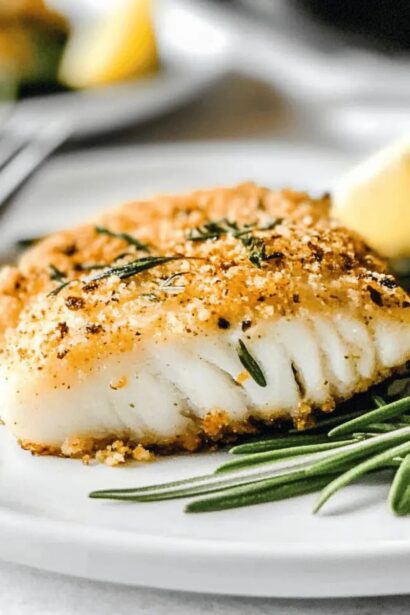 Crispy Rosemary & Parmesan Crusted Fish for Quick Dinner Bliss