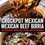 Crockpot Mexican Beef Birria (Slow Cooker Braise)