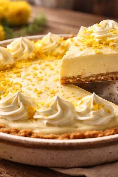 Dandelion Cream Pie Recipe - Zoey Cooks