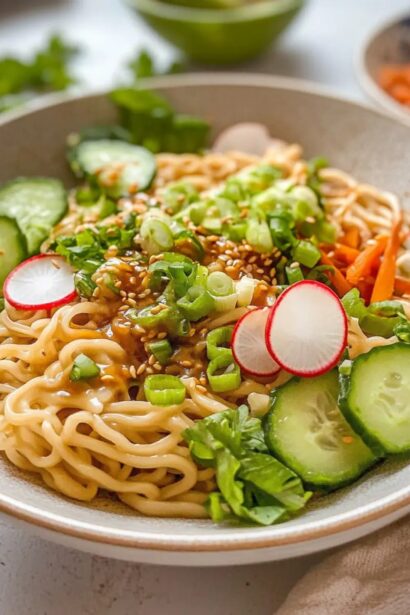 Delicious Cold Sesame Noodles: Quick, Nutty, and Veggie-Packed