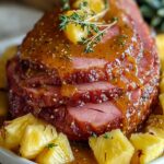Delicious Honey Glazed Spiral Ham with Pineapple Mustard Sauce