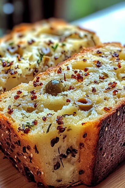 Delicious Savory Cheese and Olive Quick Bread You’ll Love