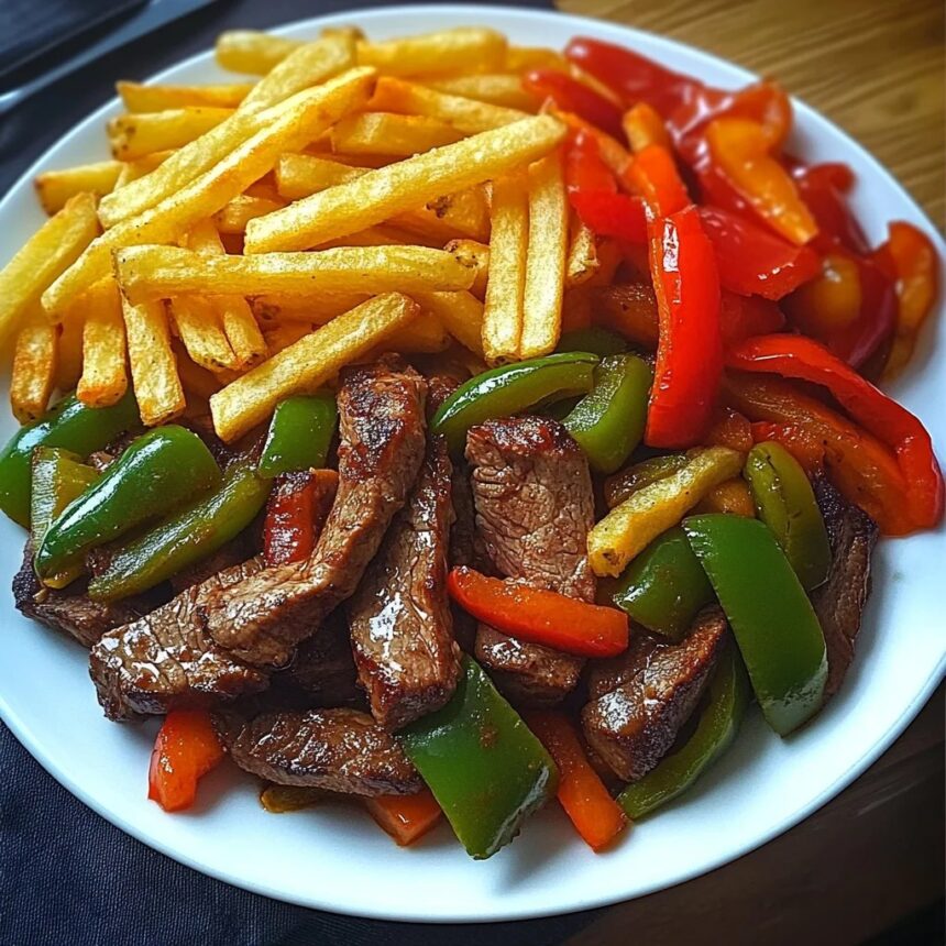 Delicious Steak and Pepper Fries Recipe