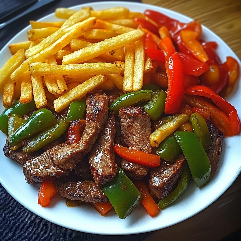 Delicious Steak and Pepper Fries Recipe