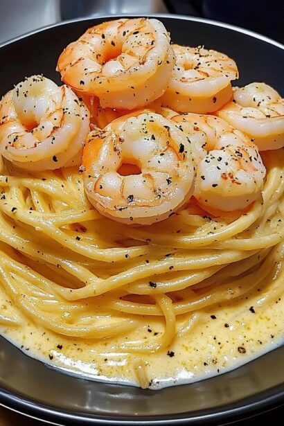 Deliciously Easy Creamy Shrimp Alfredo Nest Recipe