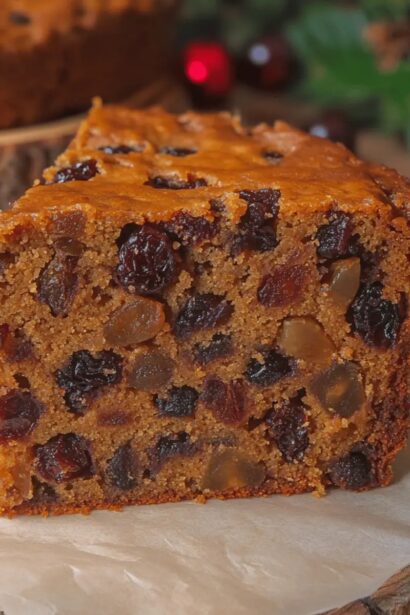 Deliciously Rich Christmas Fruit Cake for Holiday Cheer