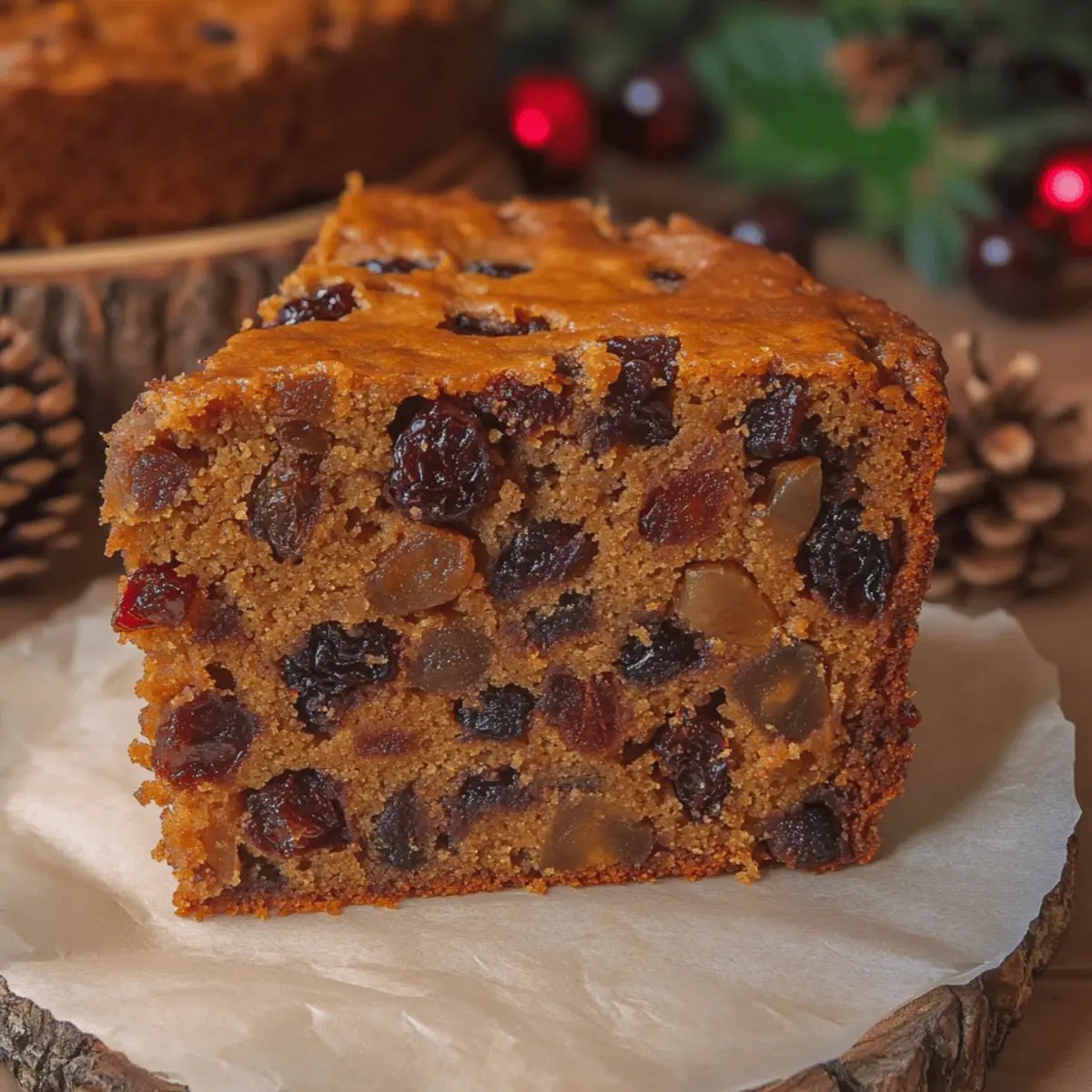 Deliciously Rich Christmas Fruit Cake for Holiday Cheer