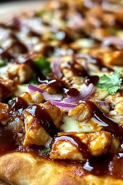 Easy BBQ Chicken Pizza: A Crispy, Delicious Delight!
