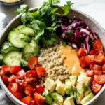Easy Customizable Quinoa Bowl with Savory Vegan Dressing