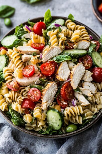 Easy Italian Chicken Pasta Salad for Delicious Meal Prep